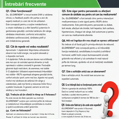 ✨Magazin Oficial | 🌿 GLORENDA® Moringa · Berberină × NAD+ Plasture Avansat Nano cu Microace 10 în 1 (Doar o dată pe zi, schimbări vizibile în 7 zile) ✅ Pentru obezitate, piele lăsată, diabet, apnee în somn, probleme articulare și multe altele